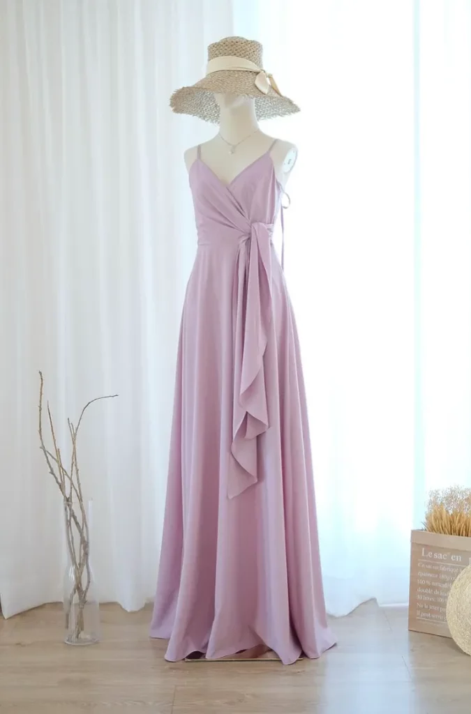 KEERATIKA 粉紫色伴娘裙