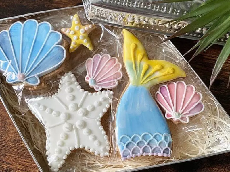 日本零食推薦：Sai artcookies 海洋款有機糖霜餅乾禮盒