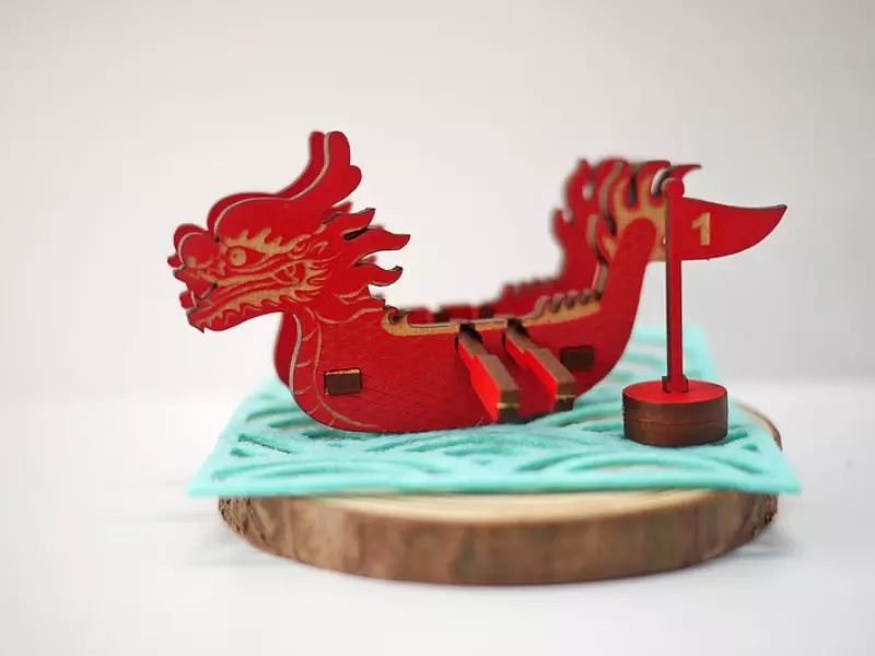 中秋節祝賀卡：DIY 雷射雕刻木製卡片