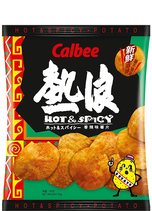香港零食 卡樂B 熱浪薯片