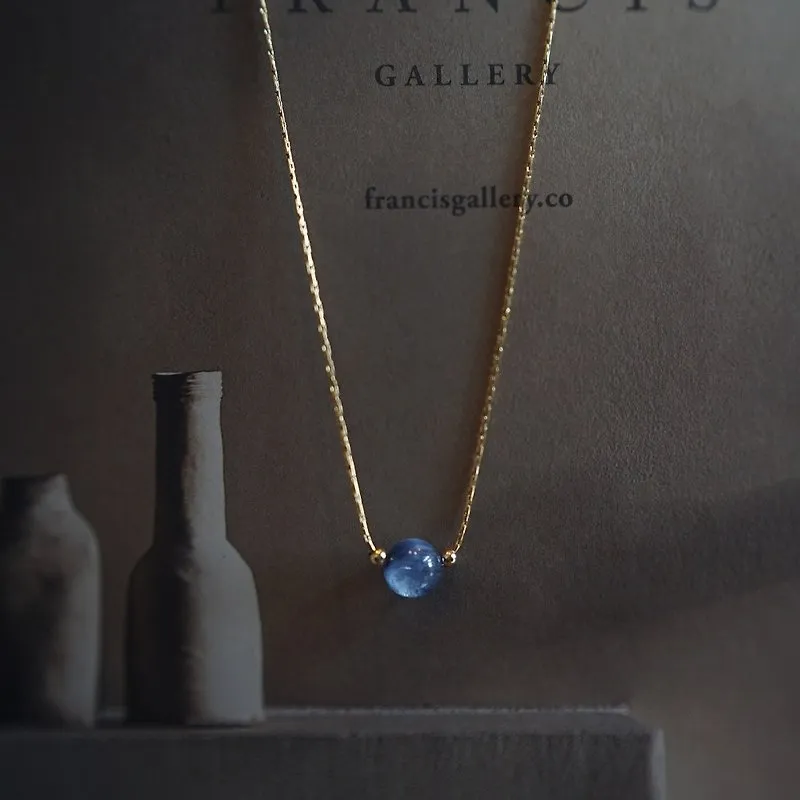 藍晶石功效 Né jewelry & life 藍色星球 藍晶石項鏈鎖骨鏈