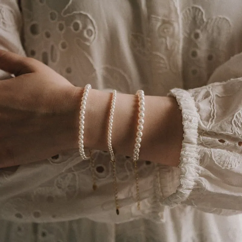 母親節禮物：CLEA 可訂製白色珍珠手鍊