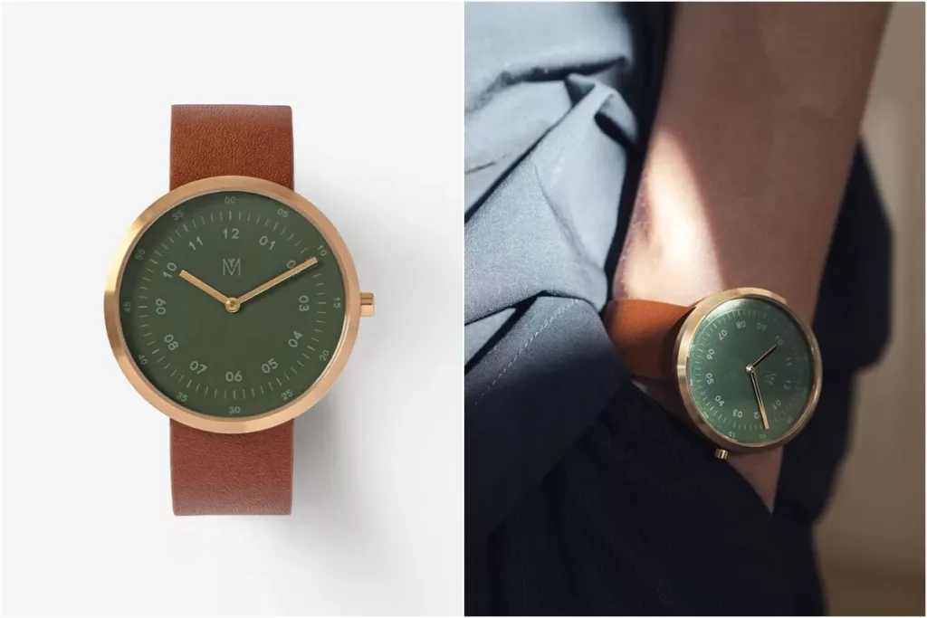聖誕禮物2021 Maven Watch - Dusty Olive 40 mm 時尚手錶