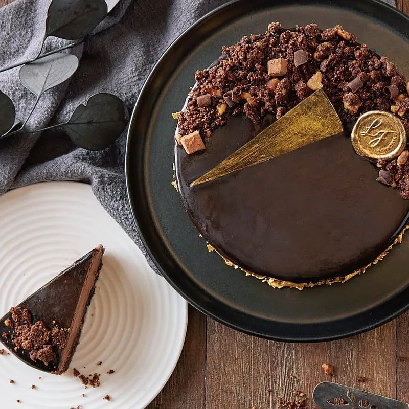 母親節蛋糕推薦：朗芙法式甜點白蘭地純黑巧克乳酪