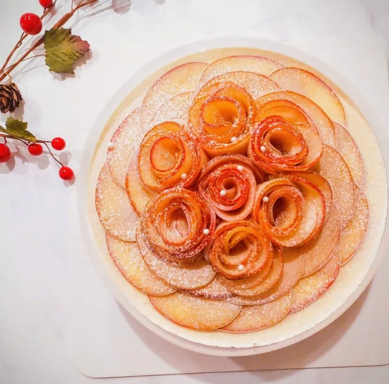 母親節蛋糕推薦：藝雀Artit甜點藝術水果玫瑰乳酪蛋糕