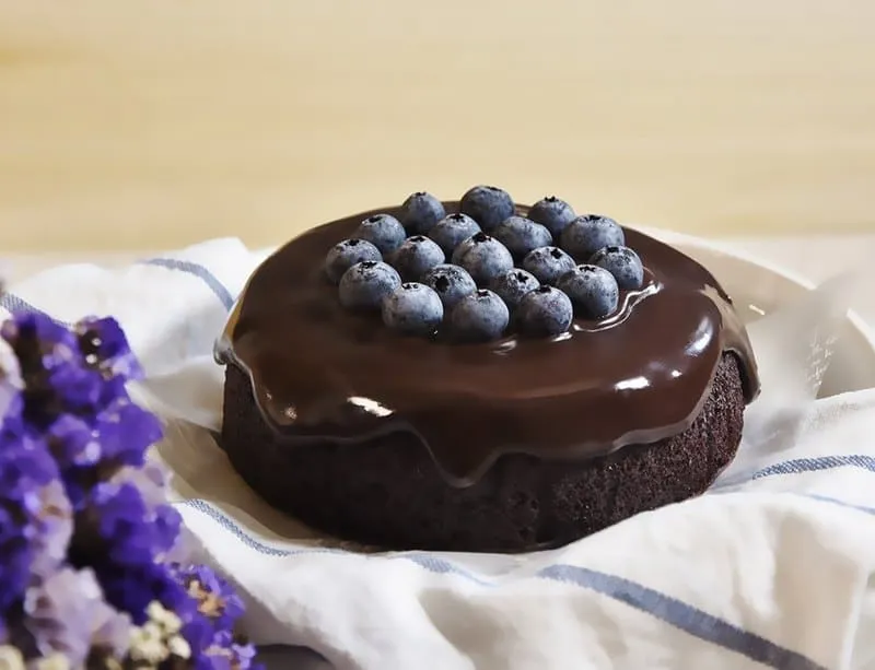 藍莓甘納許巧克力蛋糕
