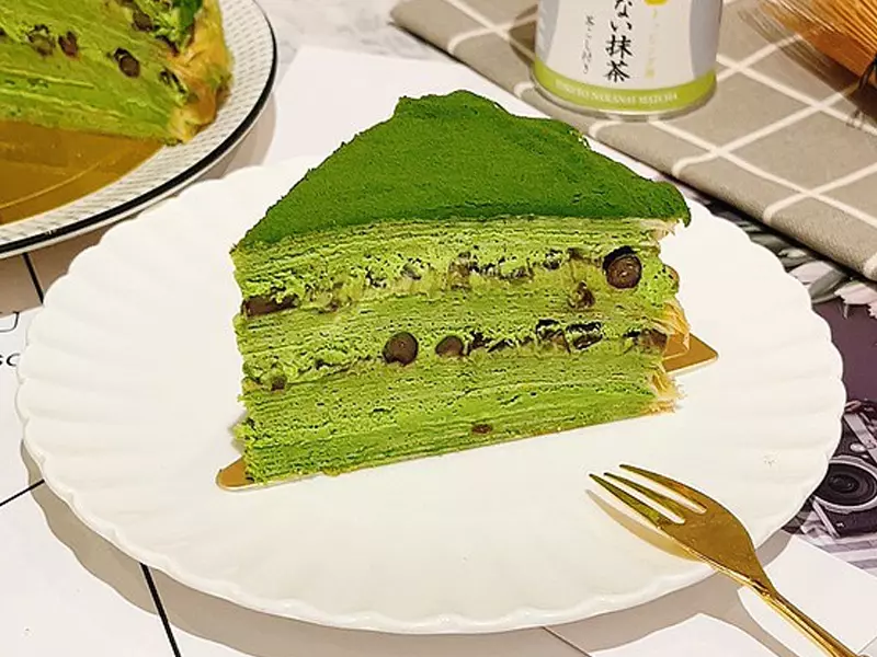 千層蛋糕推薦：小山園抹茶千層蛋糕