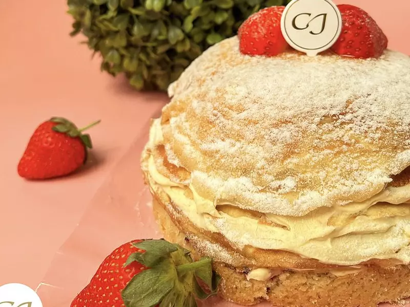 千層蛋糕推薦：草莓千層蛋糕