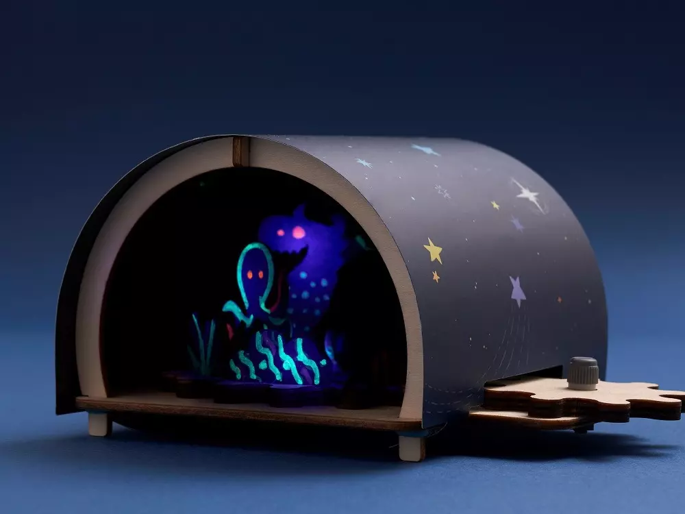 紫外光探索 DIY 夜光玩具
