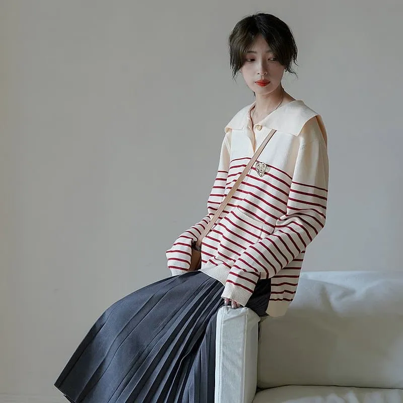 針織毛衣穿搭女