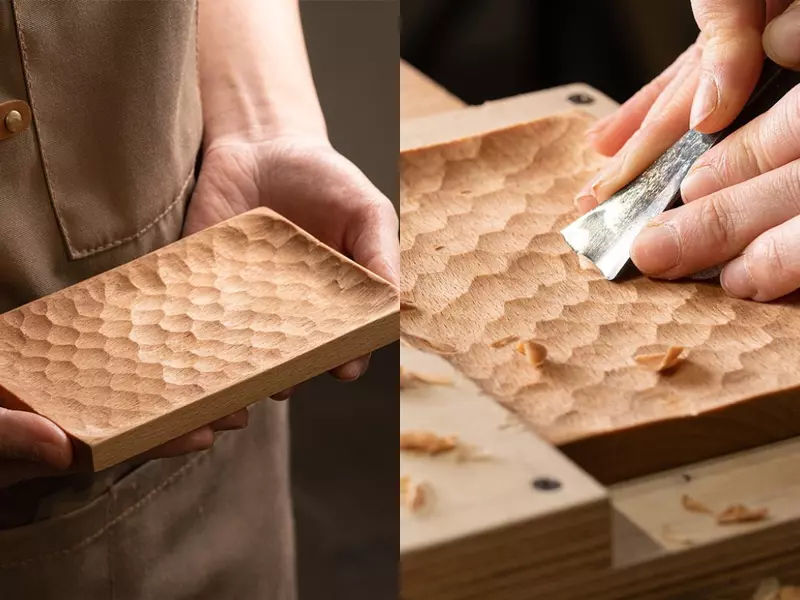 木雕體驗－紋理木盤