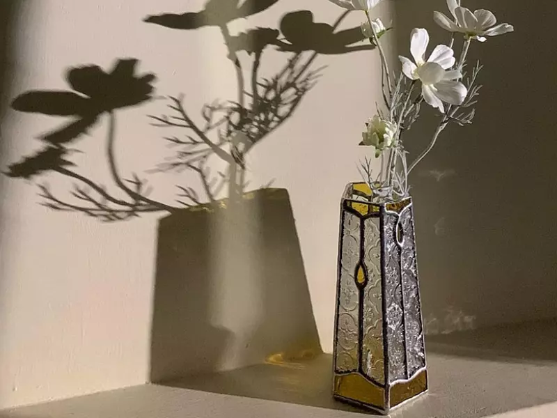水滴花器鑲嵌玻璃 DIY