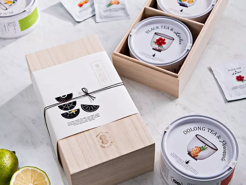 良辰雙享水果茶系列年節客製禮盒