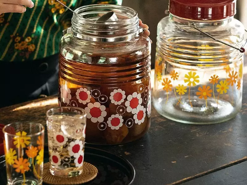 梅酒製作-日本 ADERIA 昭和復古梅酒玻璃罐