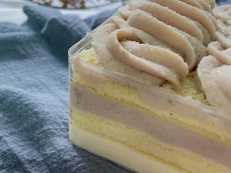 芋頭蛋糕-NecoCake-貓蛋糕-低醣芋泥香草奶凍蛋糕盒