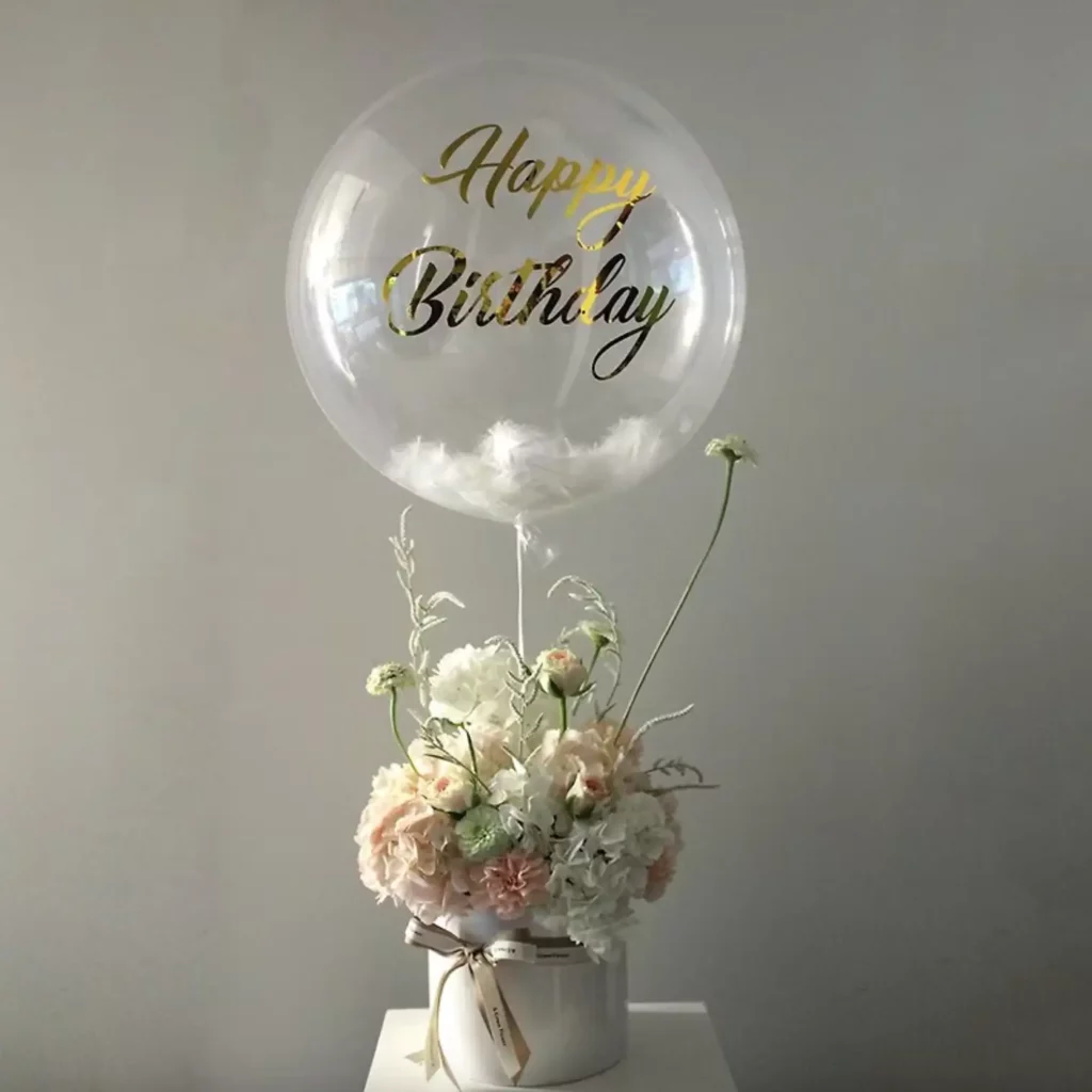 開店送禮：& Grace Flower 氣球鮮花盆花