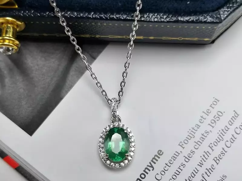 祖母綠 NOW jewelry 1.4 克拉祖母綠項鍊