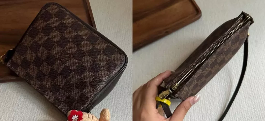 Vintage 中古包：LV Damier 棋盤格小方胖