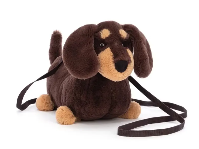 JellyCat是什麼 JellyCat Otto Sausage Dog 臘腸狗斜背包