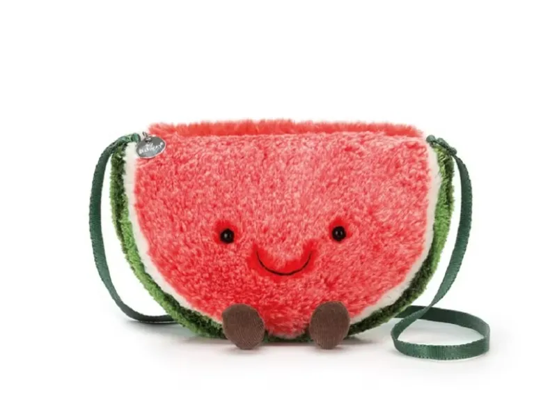 Jellycat是什麼 Jellycat Amuseable Watermelon Bag 西瓜娃娃斜背包