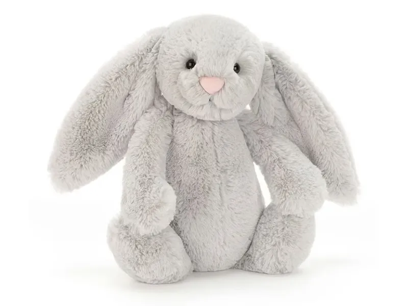 Jellycat是什麼 Jellycat Bashful Silver Bunny 雲灰銀兔