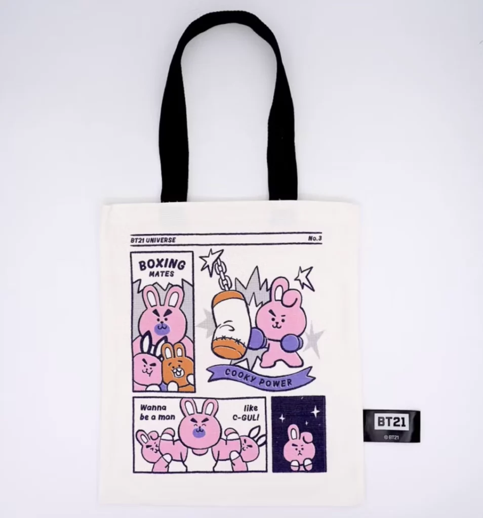 BT21角色：A Plastic Project BT21 帆布袋