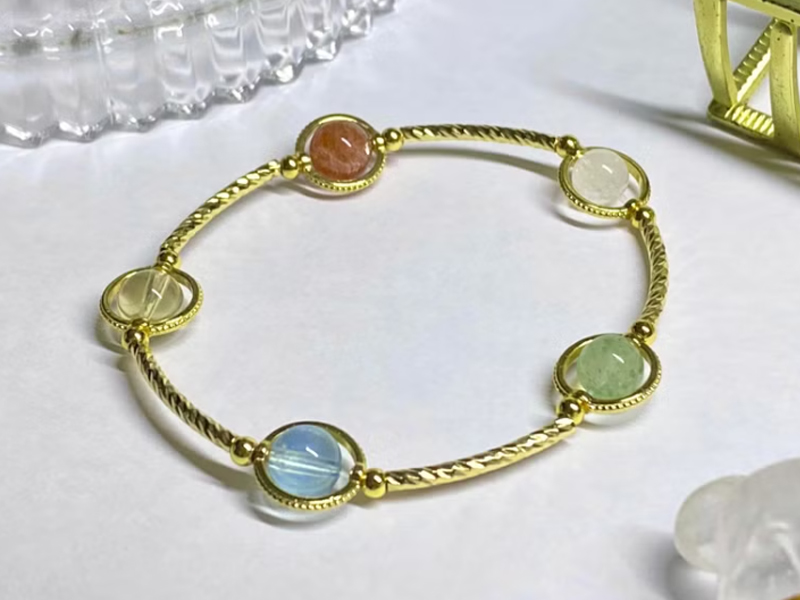 五行水晶 Pingzhi 五行水晶手鍊