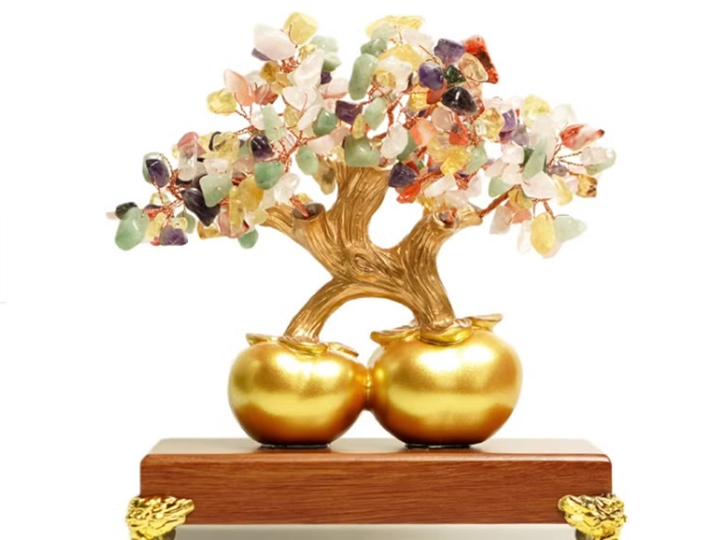 五行水晶 正佳珠寶 柿柿如意五行水晶樹