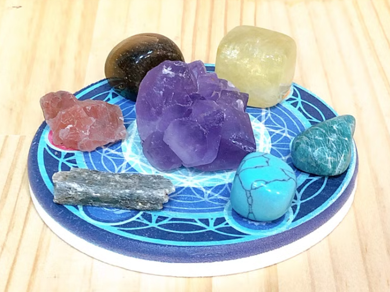 五行水晶 寂寞星球 脈輪寶石陣