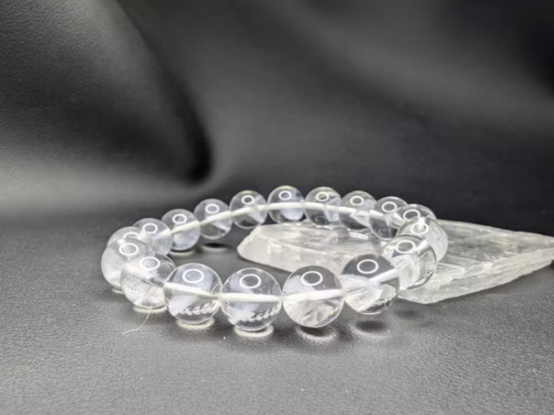 五行水晶 Double W 天然水晶創作館 白幽靈金字塔手串