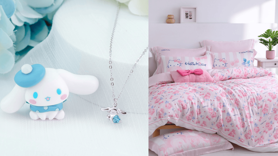 三麗鷗角色名字 STORY故事銀飾 大耳狗經典系列-I.Love.Cinna 擁抱喜拿純銀項鍊 家適居家寢飾生活館 Hello Kitty-萊賽爾天絲-床包被套組- 浪漫時光-正版授權-台灣製