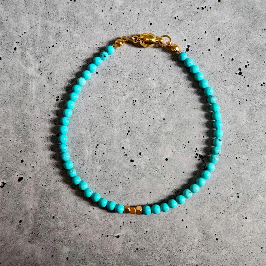 綠松石 CHERIE 手作 綠松石 x 赤鐵礦手鍊